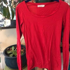 Velvet by Graham&Spencer red long sleeved shirt M